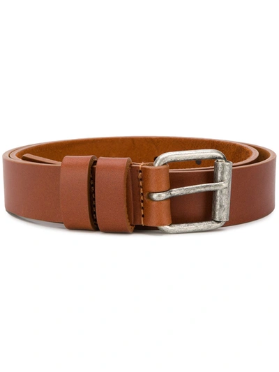 Aspesi Buckled Belt In Brown