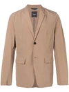 Theory Classic Single-breasted Blazer In Neutrals