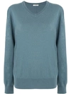 The Row Maley Jumper In Blue