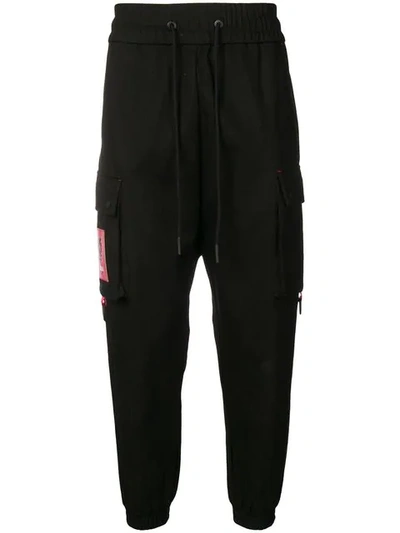 Ktz Tapered Jogging Trousers In Black