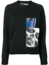 Dsquared2 X Mert & Marcus 1994 Printed Patch Sweatshirt In Black