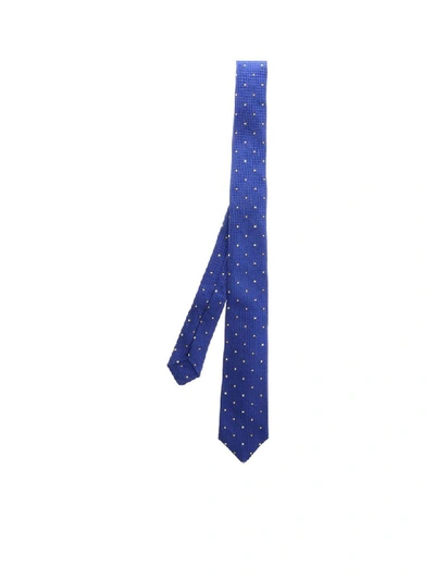 Kiton Silk Tie In Light Blue