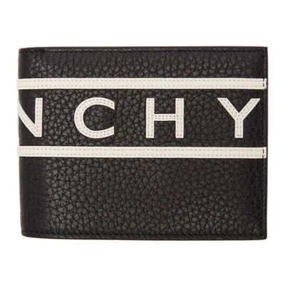Givenchy Logo Contrast Bi-fold Wallet In Black