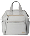 Skip Hop Mainframe Wide Open Diaper Backpack - Grey In Cement