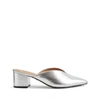 Schutz Dauani Mule In Prata Silver