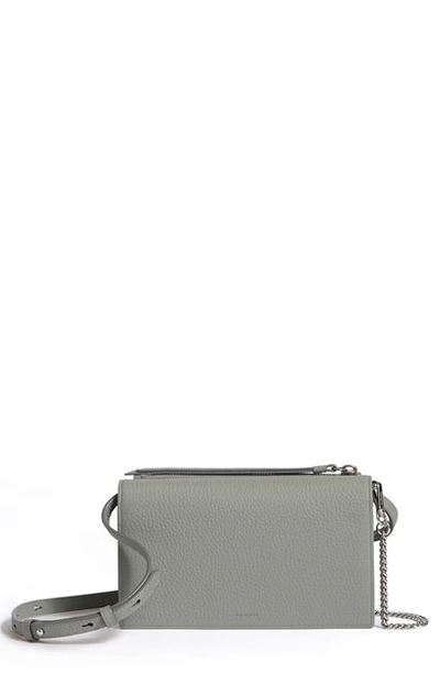 Allsaints Fetch Crossbody Bag - Grey In Gunmetal Grey