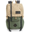 Jansport Hatchet Backpack - Beige In Tan/ Green