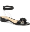 Alexandre Birman Vicky Ankle Strap Sandal In Black