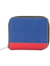 Marni All-around Zip Wallet In Blue