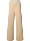 P.a.r.o.s.h High-rise Wide-leg Trousers In Neutrals