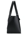 Venczel Taeo Leather Shoulder Bag In Black