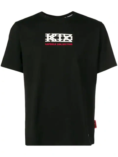 Ktz T-shirt Mit Logo-print In Black
