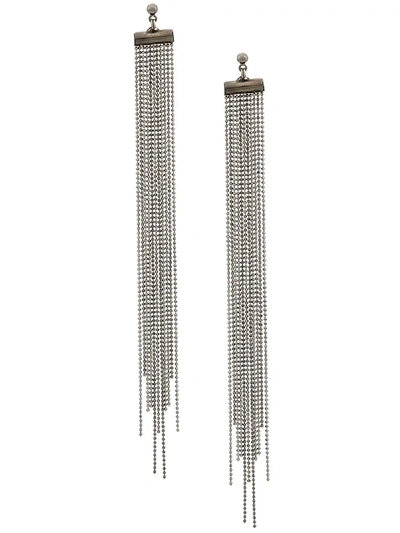 Fabiana Filippi Fringe Earrings - Metallic