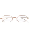 Mykita X Maison Margiela Craft Glasses In Metallic