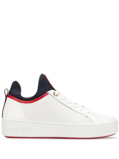 Michael Michael Kors Logo Tongue Trainers In White