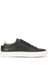 Common Projects Lace Up Sneakers In Black