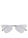 Saint Laurent Cat-eye-sonnenbrille - Grau In Grey