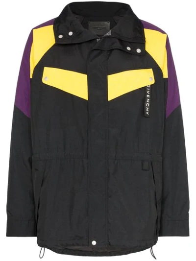 Givenchy Black Long Sailing Windbreaker Coat