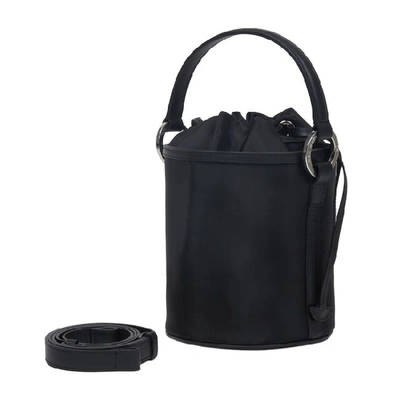 Meli Melo Santina Bucket Bag Black With Black Netting For Women