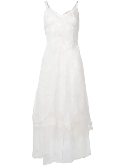 Ermanno Scervino Lace Maxi Dress In White