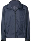 Prada Lightweight Technical Jacket In Blue