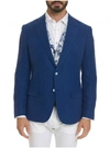 Robert Graham Men's R Collection Falco Sport Coat In Navy Size: 44r By