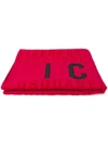 Dsquared2 Icon Beach Towel In Red