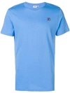 Fila Embroidered Logo T-shirt In Blue