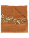 Etro Embroidered Bamboo Scarf - Neutrals