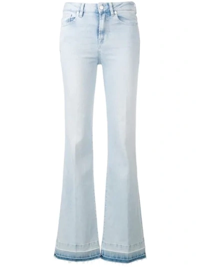 7 For All Mankind San Clamente Flared Jeans - Blue