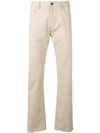 Emporio Armani Straight-leg Trousers - Neutrals