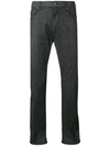 Emporio Armani Straight-leg Jeans - Black