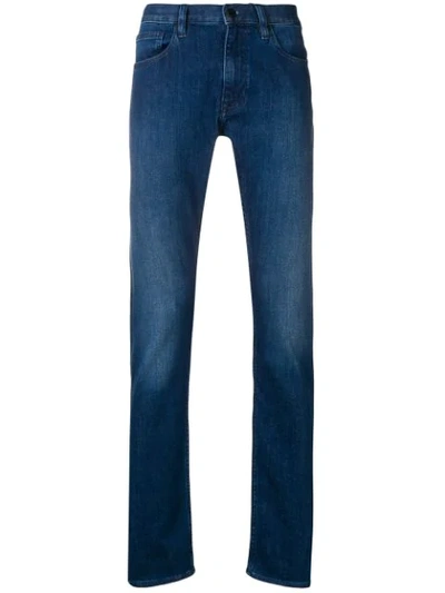Calvin Klein Slim Faded Jeans In Blue