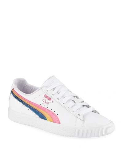 Puma Women's Clyde 90s Low-top Sneakers In White