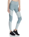 Alo Yoga Sheila High-rise Alosoft Leggings In Seagrass Heather