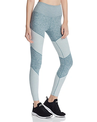 Alo Yoga Sheila High-rise Alosoft Leggings In Seagrass Heather