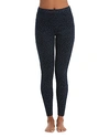 Spanx Ankle Jean-ish Leggings In Denim Leopard