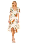 House Of Harlow 1960 X Revolve Alonza Dress In Ivory Floral