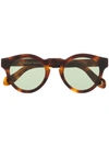 Monocle Eyewear Marte Tinted Sunglasses In Brown