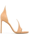 Francesco Russo Stiletto Sandals In Brown