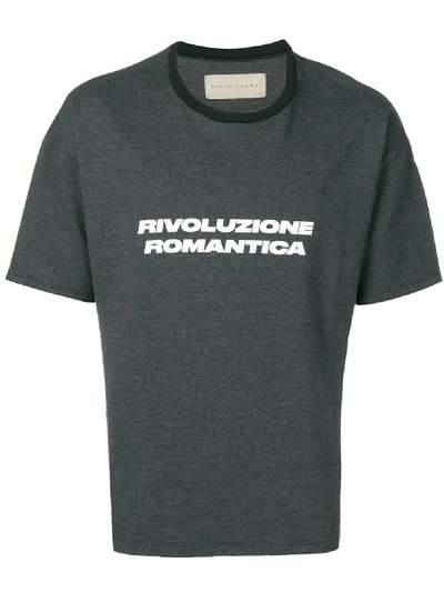 PAURA PAURA RIVOLUZIONE ROMANTICA T-SHIRT - GREY 