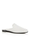 Bottega Veneta Women's Woven Mules In Bianco