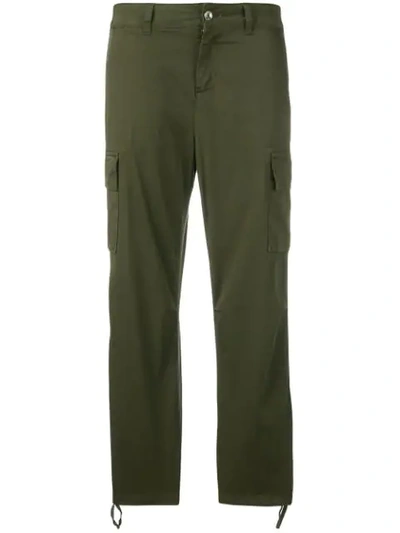 Liu •jo Liu Jo Side-stripe Cargo Trousers - 绿色 In Green