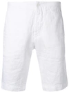 Aspesi Wrinkled Effect Deck Shorts In White