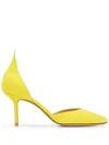 Francesco Russo Pointed Pumps In Yellow