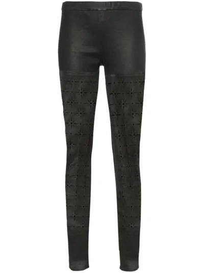 Haider Ackermann Leggings Mit Hohem Bund In Black