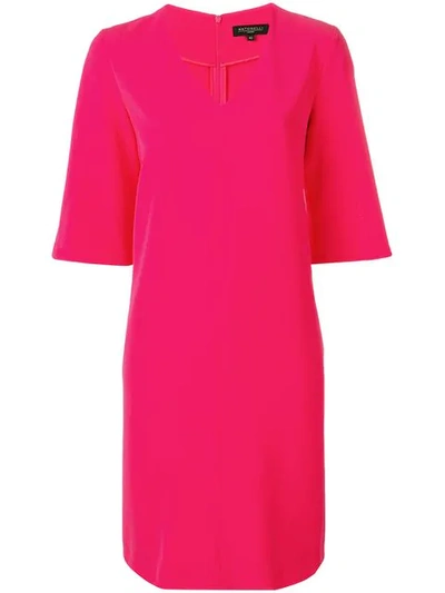 Antonelli V-neck Shift Dress - Pink