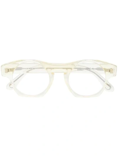 Monocle Eyewear Chunky Suburra Glasses In Neutrals