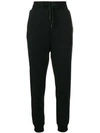 Love Moschino Heart Print Sweatpants In Black