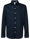 Finamore 1925 Napoli Long Sleeved Shirt - Blue